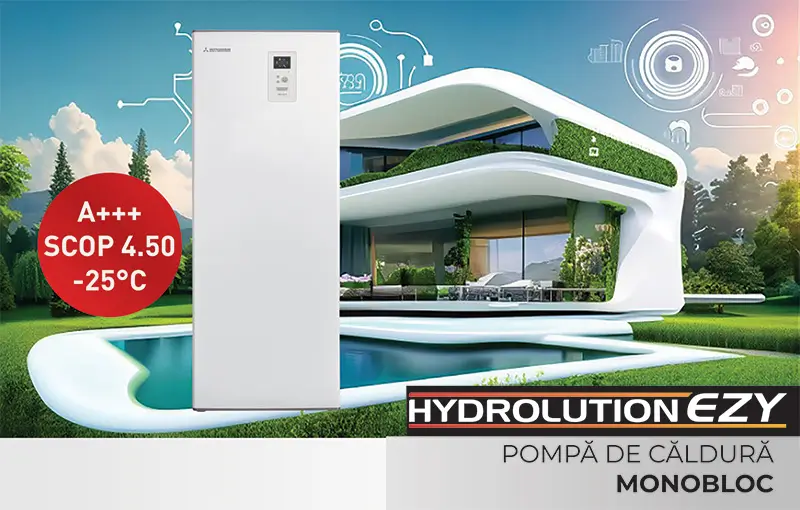 Hydrolution EZY este un monobloc aer-apă