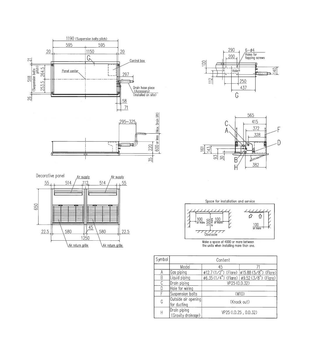 Schema tehnică FDTS71KXE6F