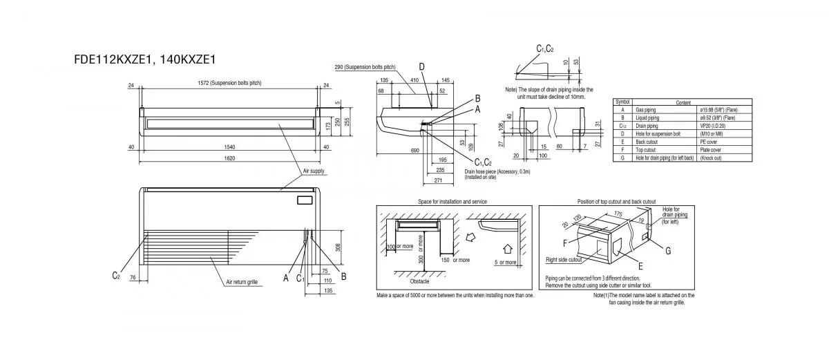 Schema tehnică FDE112KXZE1