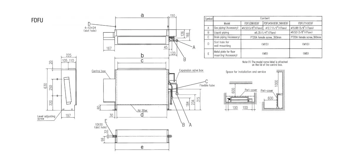 Schema tehnică FDFU56KXE6F