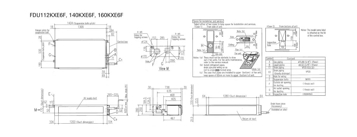Schema tehnică FDU112KXE6F