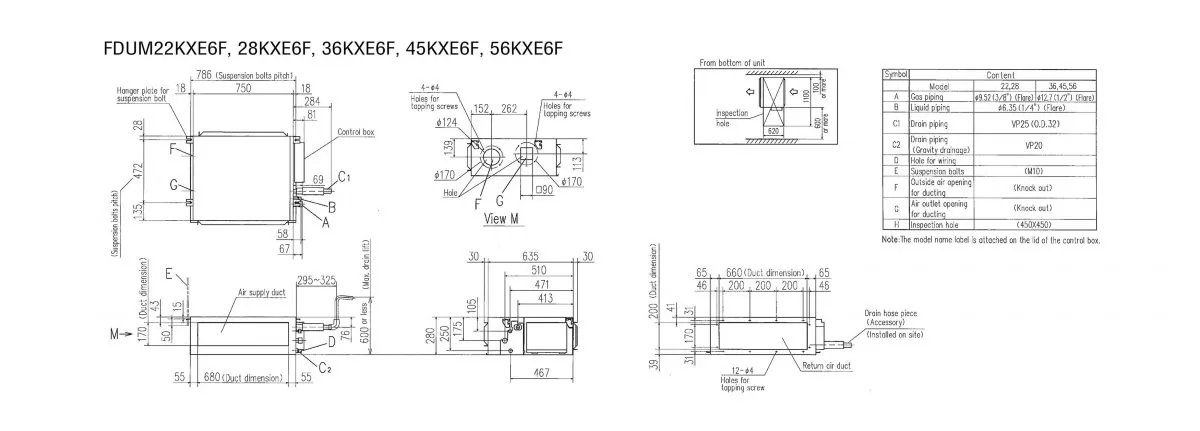 Schema tehnică FDUM22KXE6F