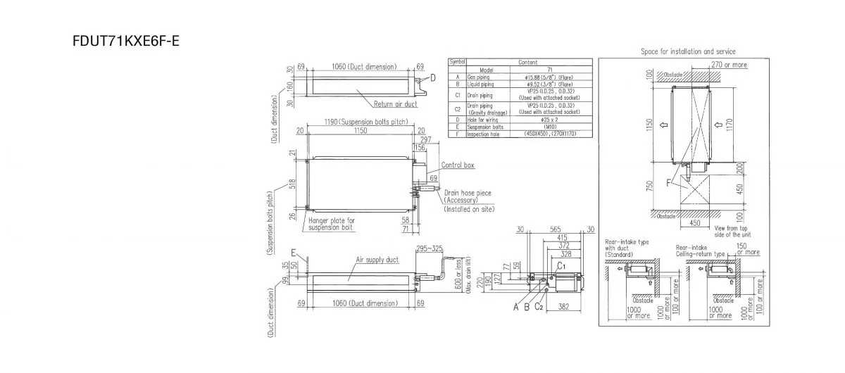 Schema tehnică FDUT71KXE6F-E