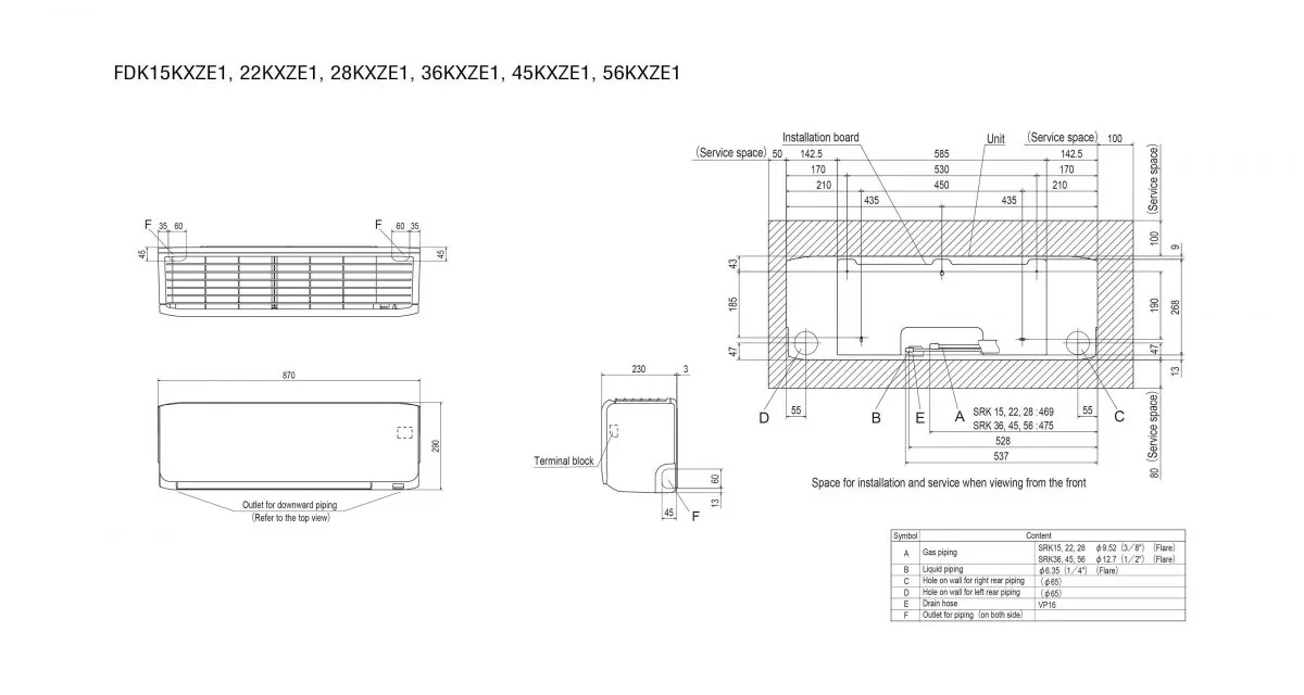Schema tehnică FDK15KXZE1