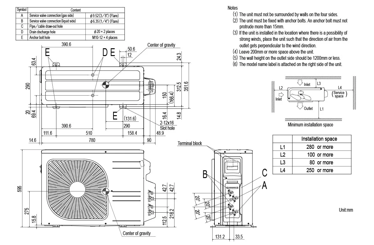 Schema tehnică SCM30ZS-W