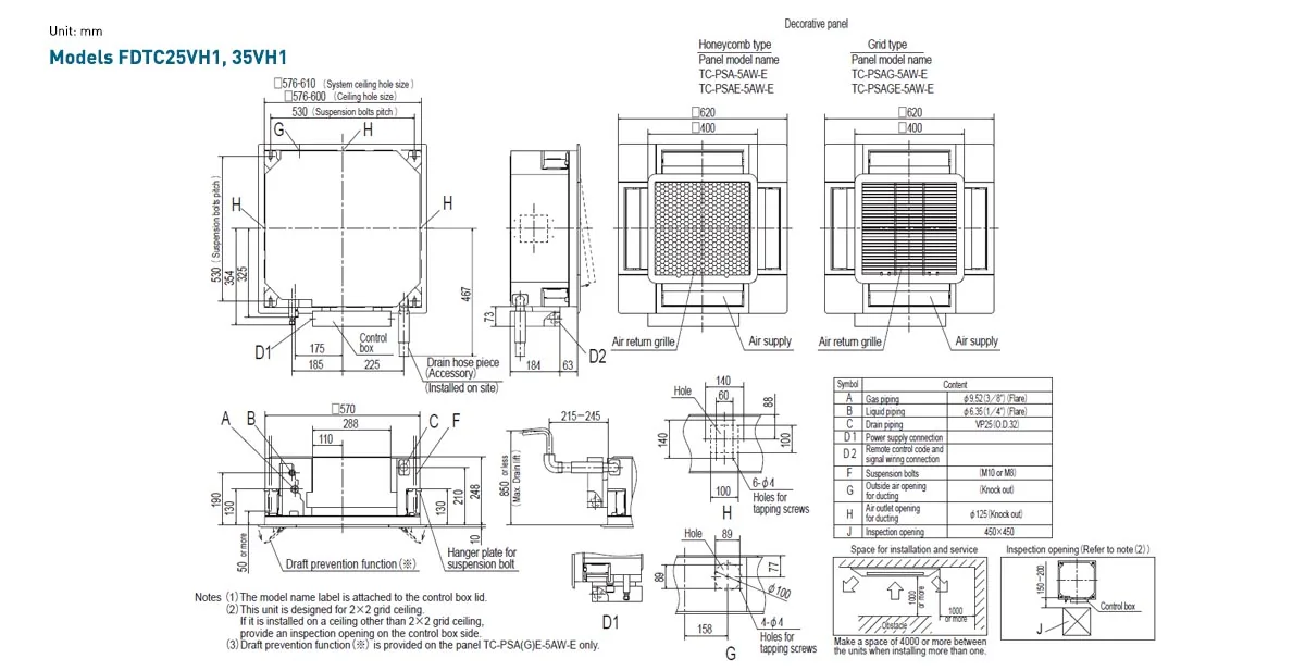 Schema tehnică FDTC35VH1