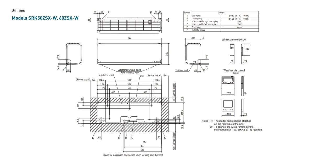 Schema tehnică SRK100VNXWPZSX